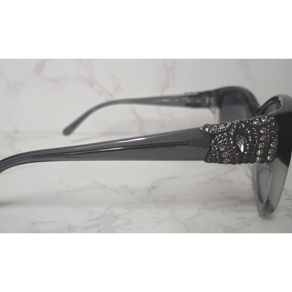 NEW Vera Wang GALDORA Gray/Clear Sunglasses with Crystals - Picture 3 of 7